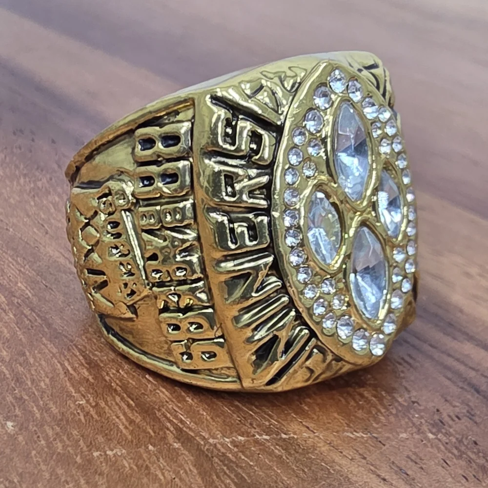 SF 49ers Championship Ring 89 San Francisco Gold Fan Edition San Francisco Sz 10